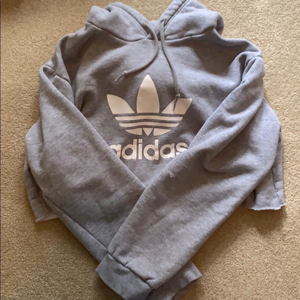 Crop top Adidas hoodie